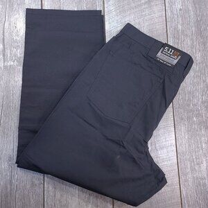 5.11 Tactical Mens 42x30 Gray Taclite Ripstop Jean Cut Mid Rise Straight Leg
